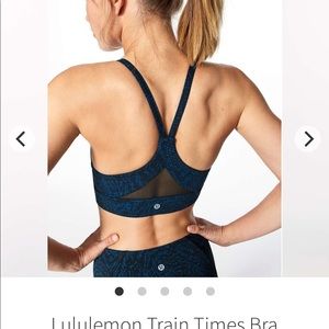 Lululemon Train Times Bra size 8 GUC